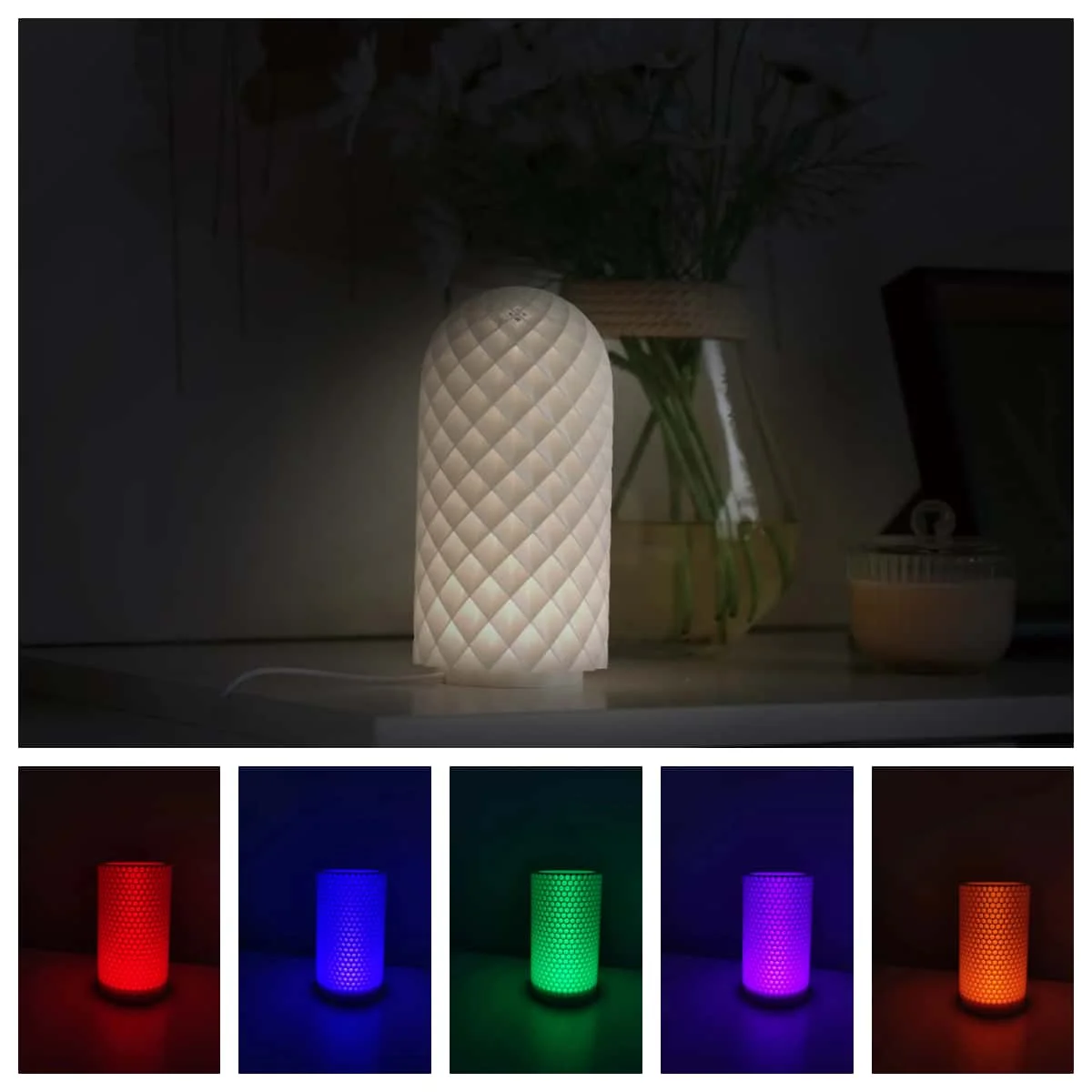 For Bambu Lab Led Lamp Kit 001 Hardware For Bamboo Light Led Light Parts DIY Model Warm White/Multicoour Without Lamp Shell