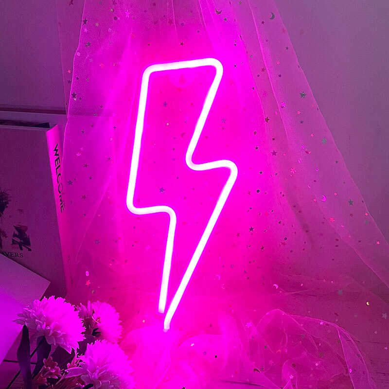 Lumière néon LED alimentée par batterie USB, lumières créatives, décoration pour chambre à coucher, fête de mariage, de noël: G002P