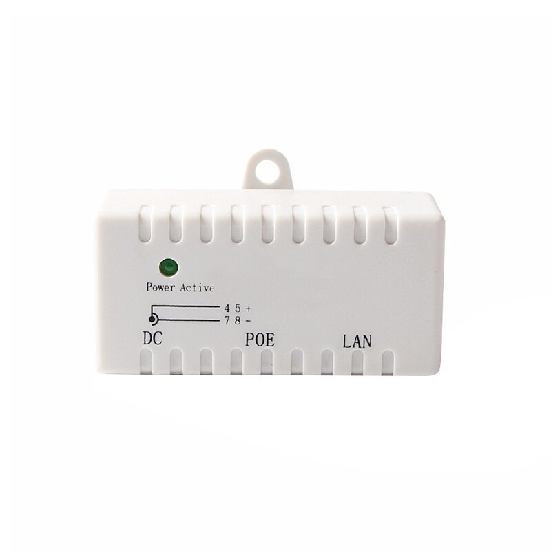 Poe Splitter Poe Injector Rj45 Dc 5.5Mm x 2.1Mm Input Passive Poe Injector Splitter Adapter Connector For Ip Network Camera