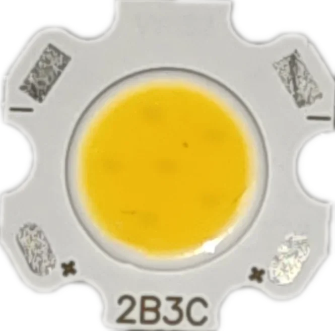 20 stk. mange 3w 5w 7w led cob-kildechip højeffekts led cob side 11mm pære lys lampe spotlight nedadrettet lys 3000k to 6500k: 2-2.4v / Varm hvid / 28w