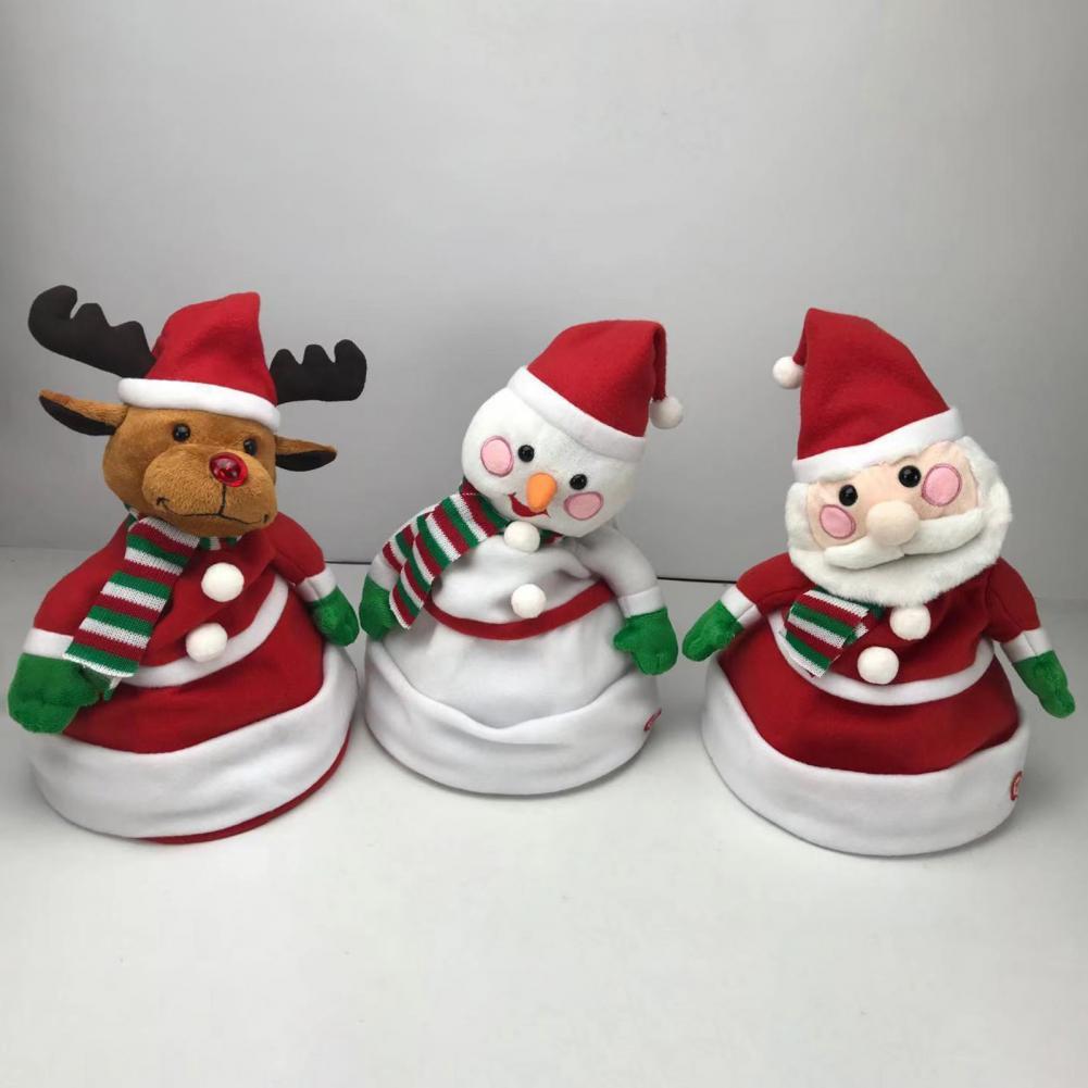Sneeuwpop Speelgoed Interessante Ouder-Kinderen Interactie Zingen Elektrische Kerst Gevulde Speelgoed Kerst Speelgoed Voor Kinderen