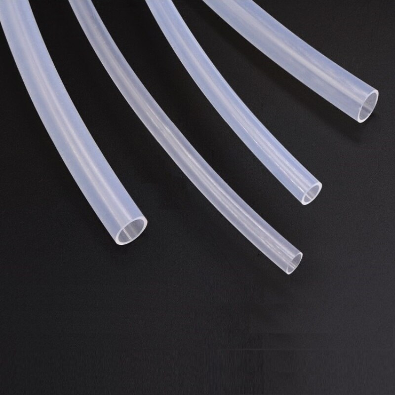 KINGOZOYI Tube Silicone PVC Transparent 5M – 8mm Intérieur X 11mm Extérieur, Tuyau Aquarium, Carburant, Huile + 4 Colliers
