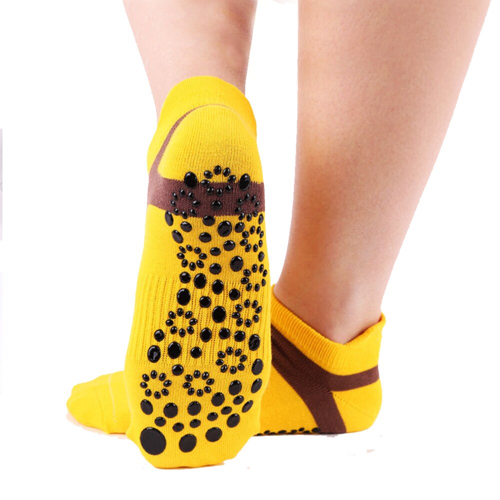 Calcetines antideslizantes de algodón para adultos, cómodos, transpirables, para deportes al aire libre, tobilleros, para Yoga, 1 par