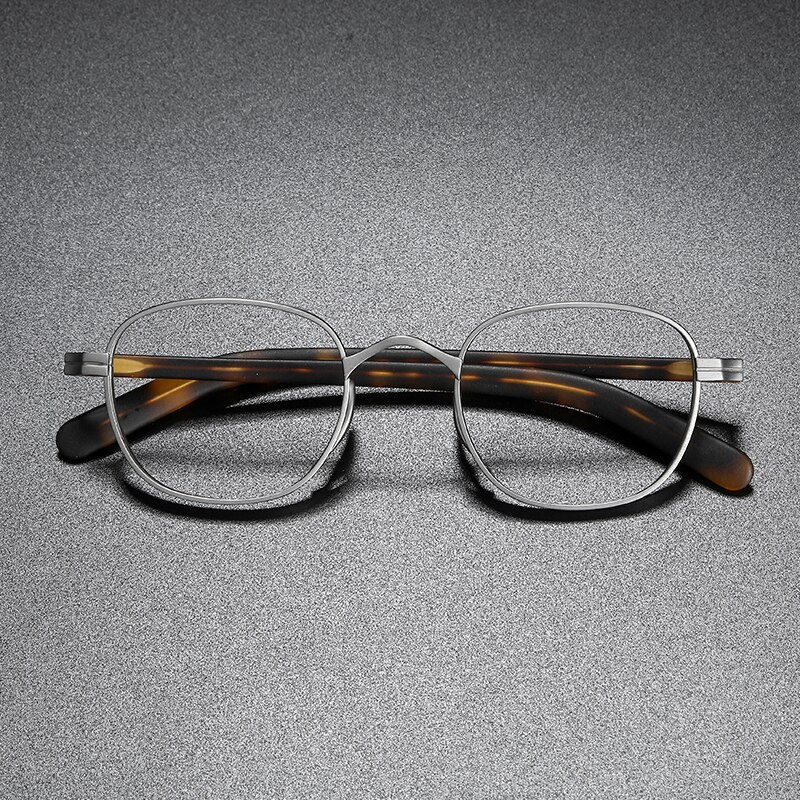 Jahrgang Titan Brillen Rahmen Männer Luxus Acetat retro Platz Rezept Optische Gläser Rahmen Frauen Myopie Brillen