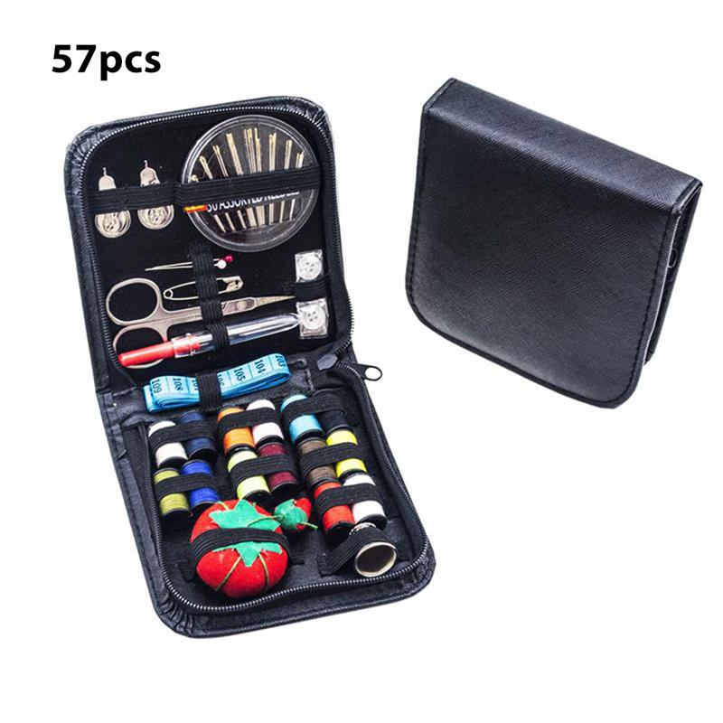 67/172pcs Sewing Box Set DIY Multifunctional Combination Portable Sewing Hand Sewing Embroidery Tools Home Sewing Accessories: 57pcs