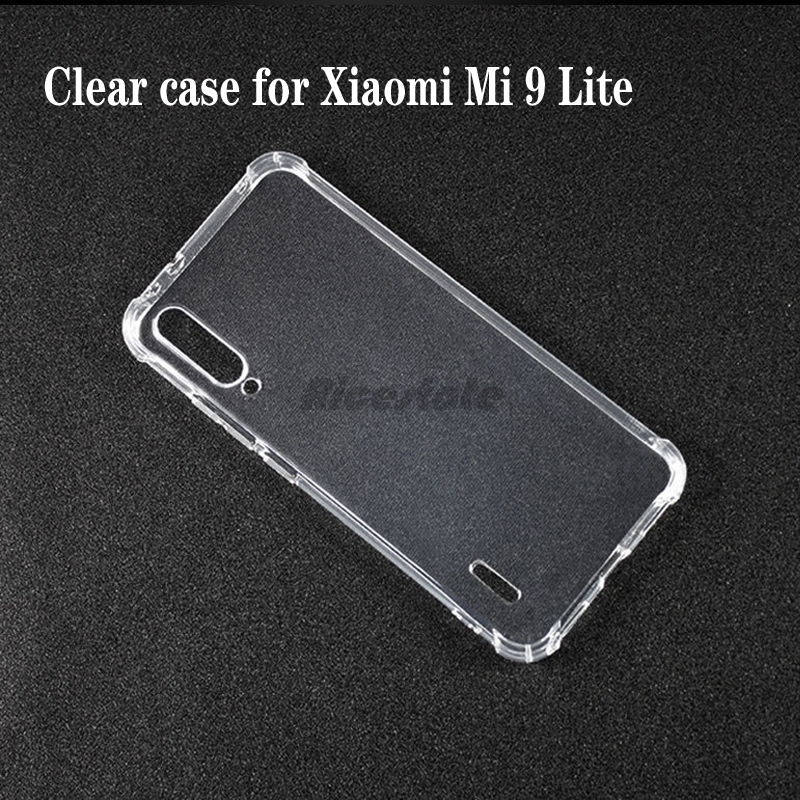 Deksel til xiaomi  mi9 lite gjennomsiktig deksel xiaomi  mi 9 lite gjennomsiktig myk tpu fallsikker støtsikker telefondeksel til xiaomi  mi9 lite: Default Title