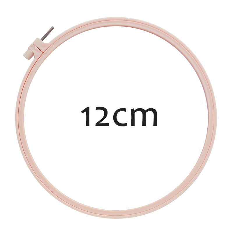 Embroidery Hoop DIY Imitation Bamboo Plastic Embroidery Hoop Accessories Needlecraft Supplies: 12CM