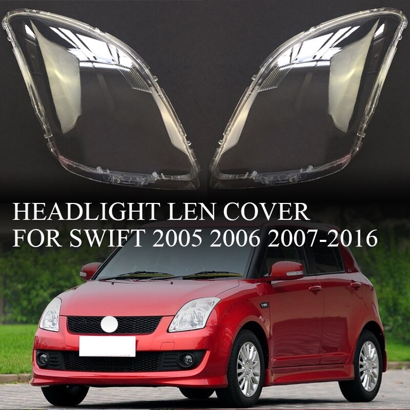 Car Headlight Lens Cover Transparent head light lamp Shell for Suzuki Swift 2005: Default Title