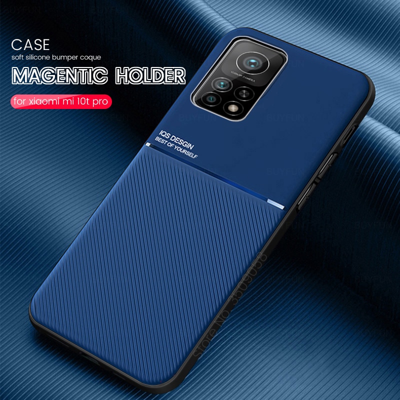 Xiaomi-funda con textura de cuero para xiaomi mi10t mi 10t pro, protector magnético para teléfono móvil, a prueba de golpes, para xiaomi mi10t mi 10t pro lite mi10tpro