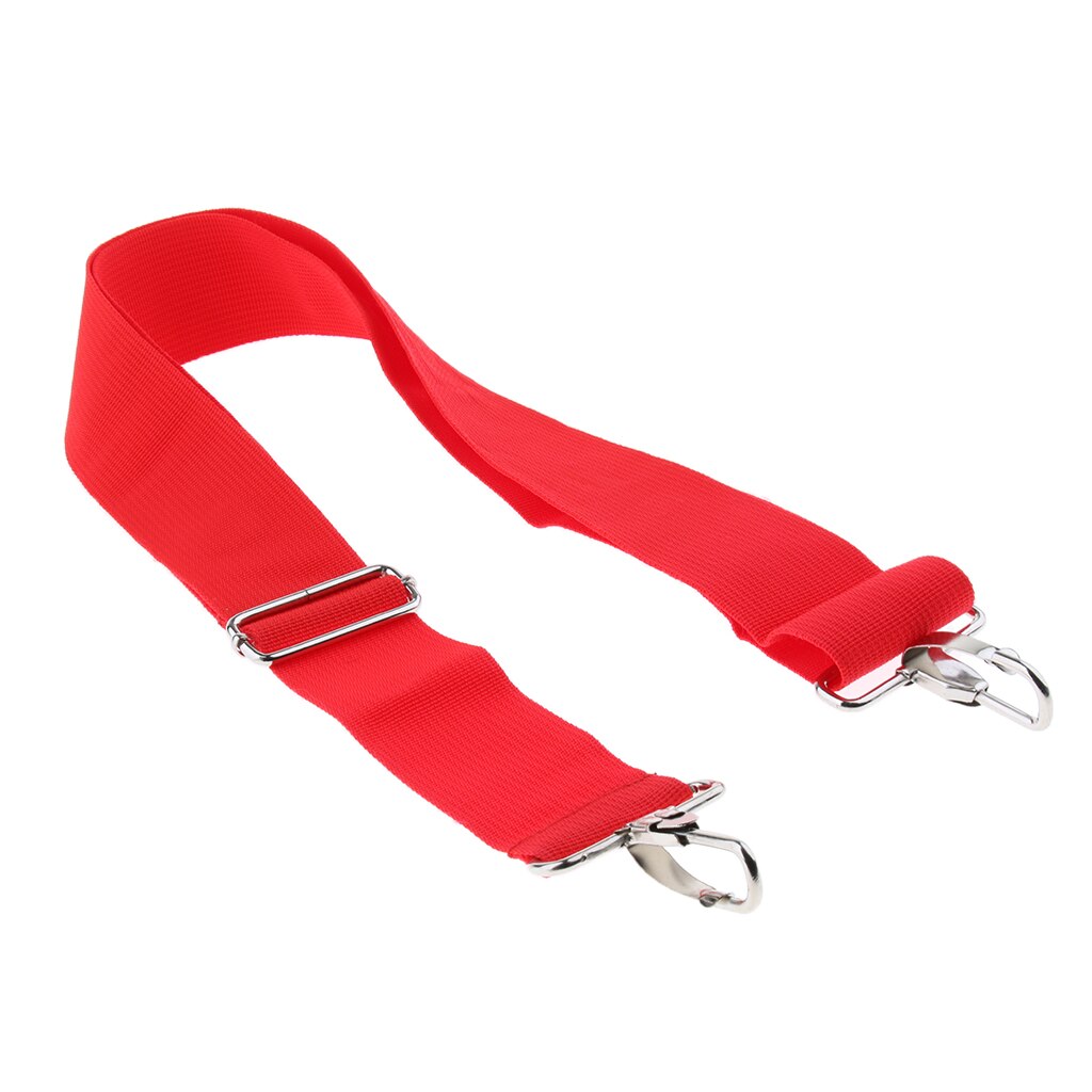 Adjustable African, Snare Drum Djembe Soft Strap Belt for Percussion Accessory: Red