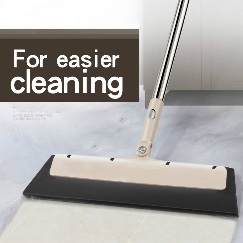 Mop Floor Squeegee with Stainless Steel Handle Removal of Water Household Cleaning Tool Window Cleanner Lazy Sweep
