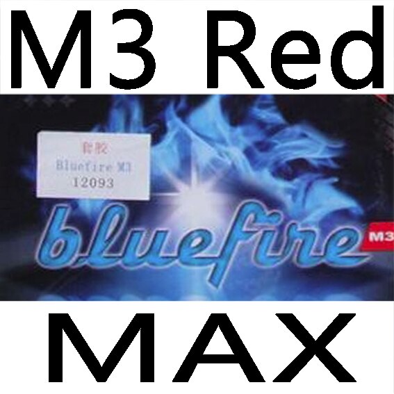 Original donic bluefire m1 m2 m3 tênis de mesa borracha raquetes de tênis de mesa esportes azul chama azul fogo: M3 red