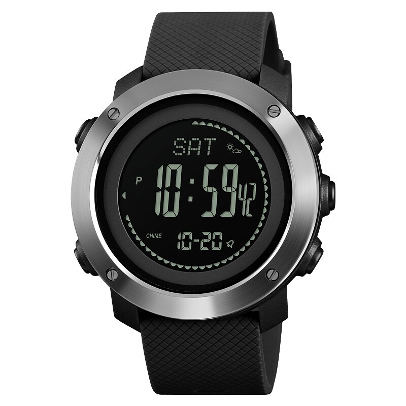 Relojes deportivos profesionales para exteriores, reloj electrónico Digital con brújula de mujer para hombre, podómetro, reloj de presión, reloj Masculino