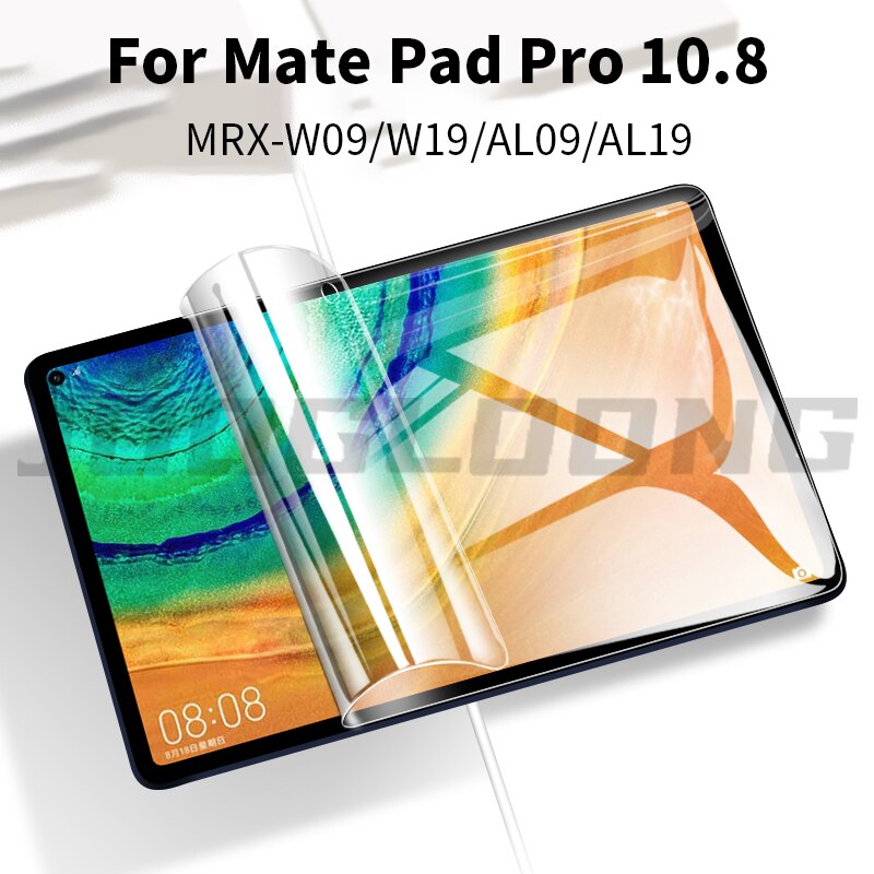 Película de hidrogel para Mate Pad Pro 10,8, Protector de pantalla de tableta de 10,4 pulgadas para Huawei MatePad M6 V6 8,4, película protectora trasera de TPU suave: MATEPad Pro
