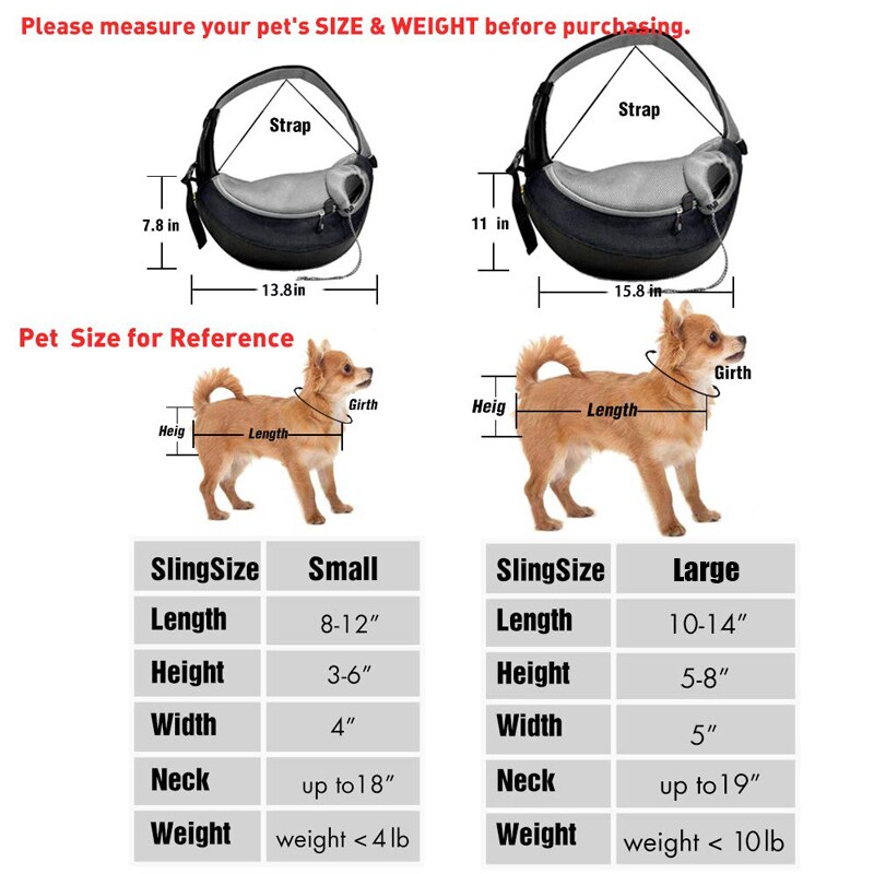 Sac fourre-tout de sac à main de transporteur de chiot d'animal de compagnie S/M sac à bandoulière extérieur de chien de voyage maille Oxford confort simple léger commode