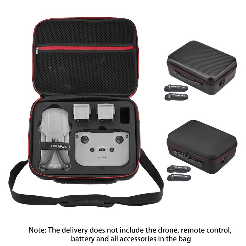 PU/Nylon Storage Bag Box with Shoulder Strap Propeller Protection Blade Holder Protector for D-JI Mavic Air 2 Drone