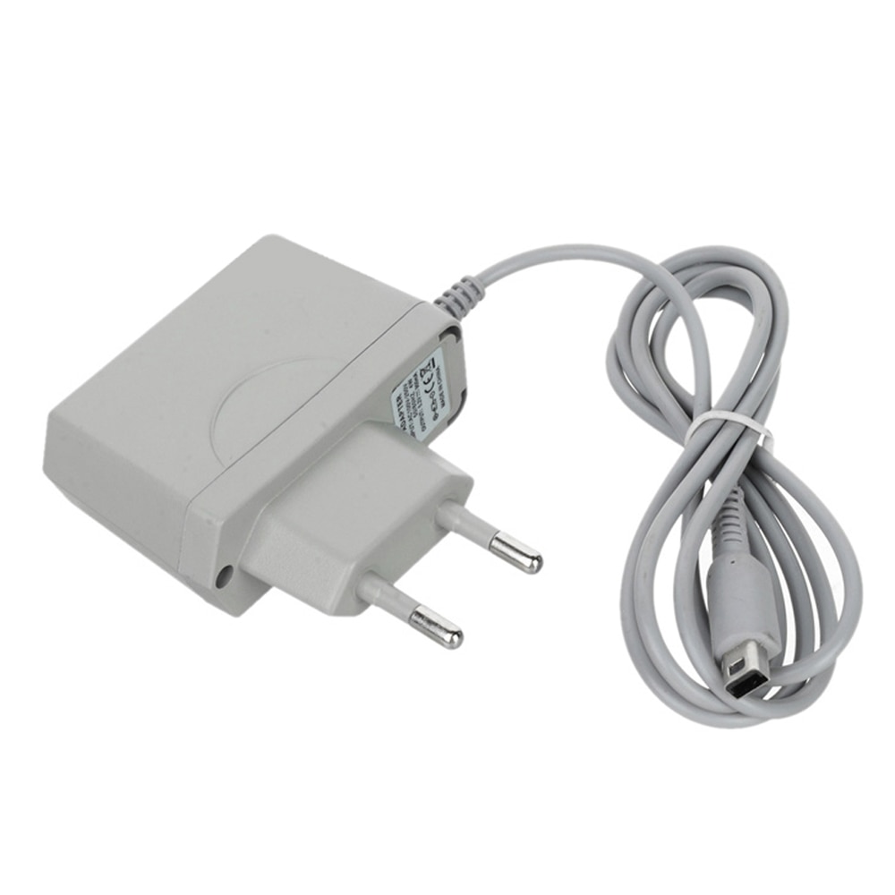 Adaptador de carregador de fonte de energia da ue, para 3 d s para nd si cor cinza