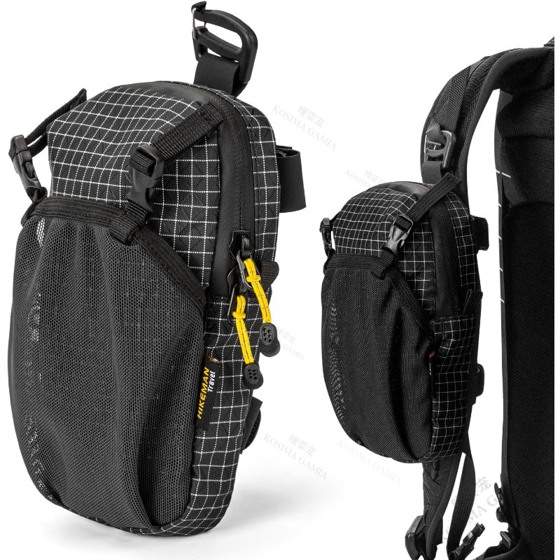 Rucksack-Schultergurt-Tasche Smartphone-Gurt-Pack Wasserdichte Rucksack-Gurttasche Anbauteil für Sport Wandern Camping