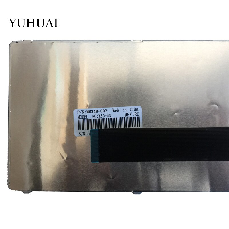 Nowy rosyjska klawiatura robić laptopa ASUS K50 K61 K50AB X5DI K70 X5IC X5DC X66IC K50w K70w RU klawiatura z ramką