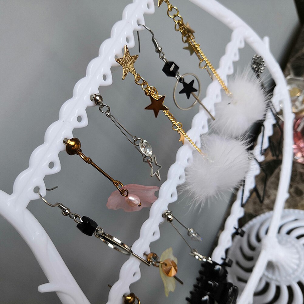 Antler arbre boucle d'oreille collier organisateur présentoir support de stockage de bijoux