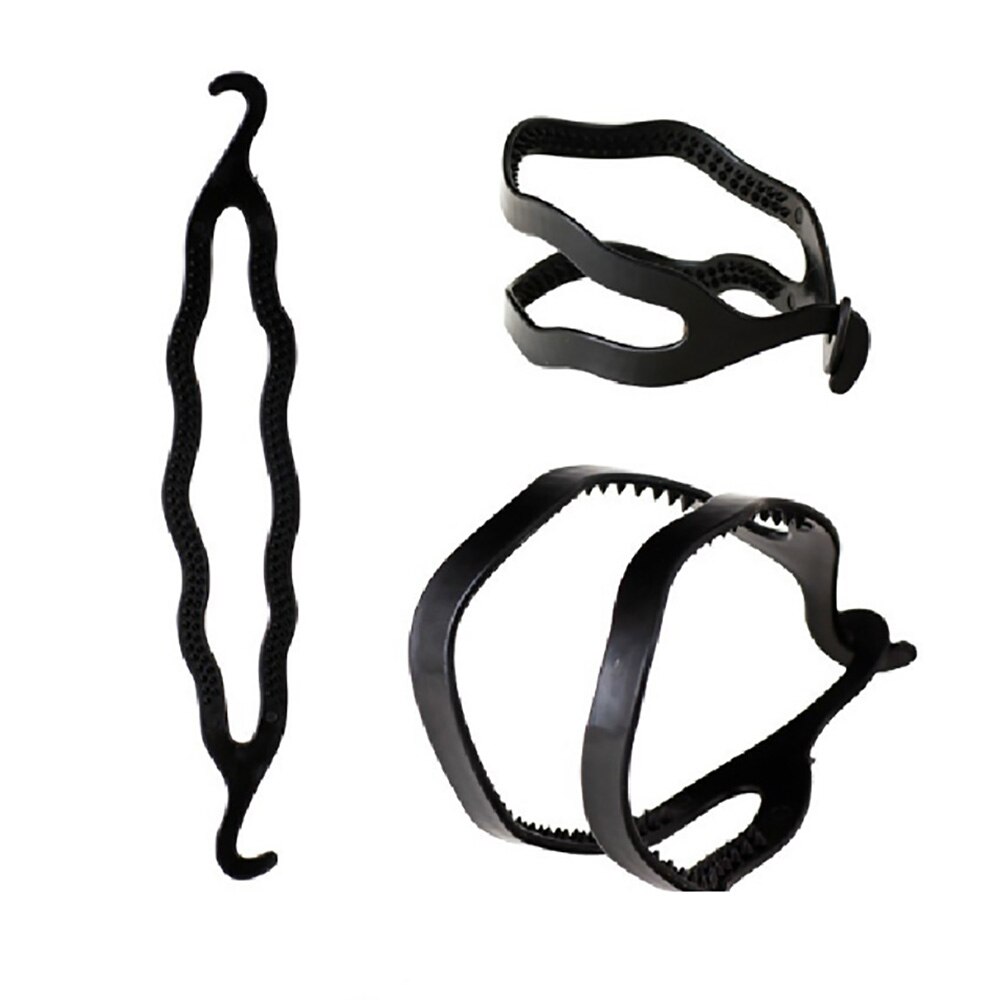 3 stk knolde hår twister style maker let for kvinder holdbart plast effektivt værktøj