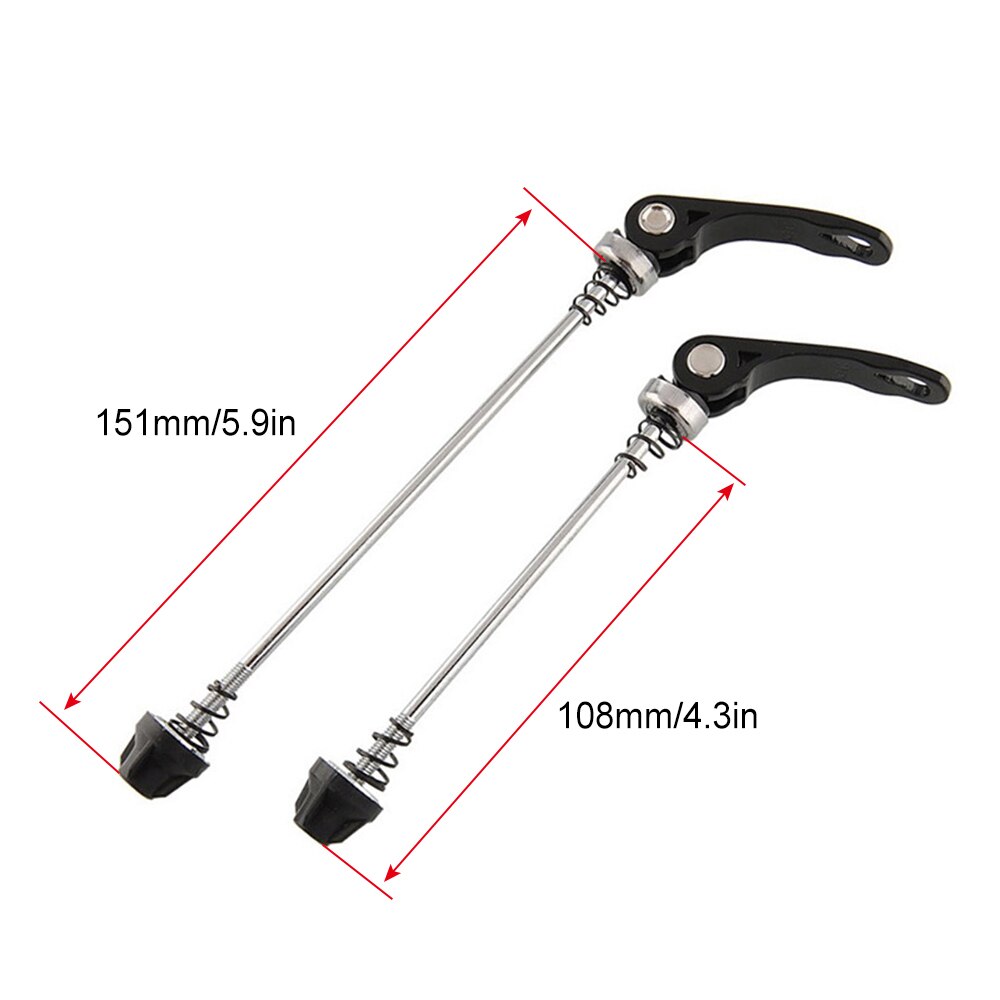 impostato di spiedini a sgancio rapido anteriore e posteriore per montagna bicicletta strada bicicletta spiedini a sgancio rapido impostato di alberi cavi