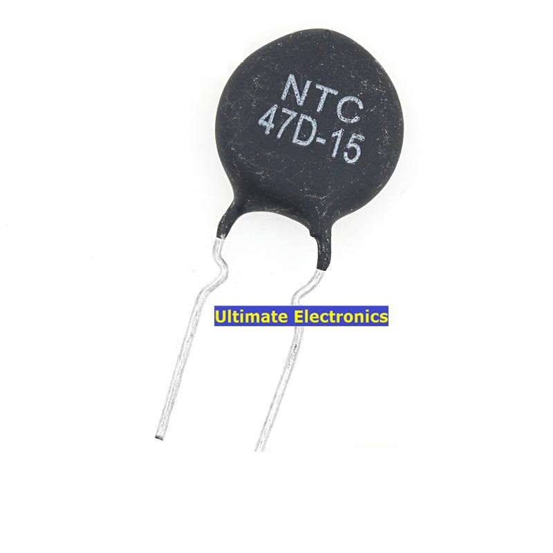 50 Stuks Thermistor NTC47D-15 47D-15 47D15 15Mm Diameter Negatieve Temperatuur Coëfficiënt