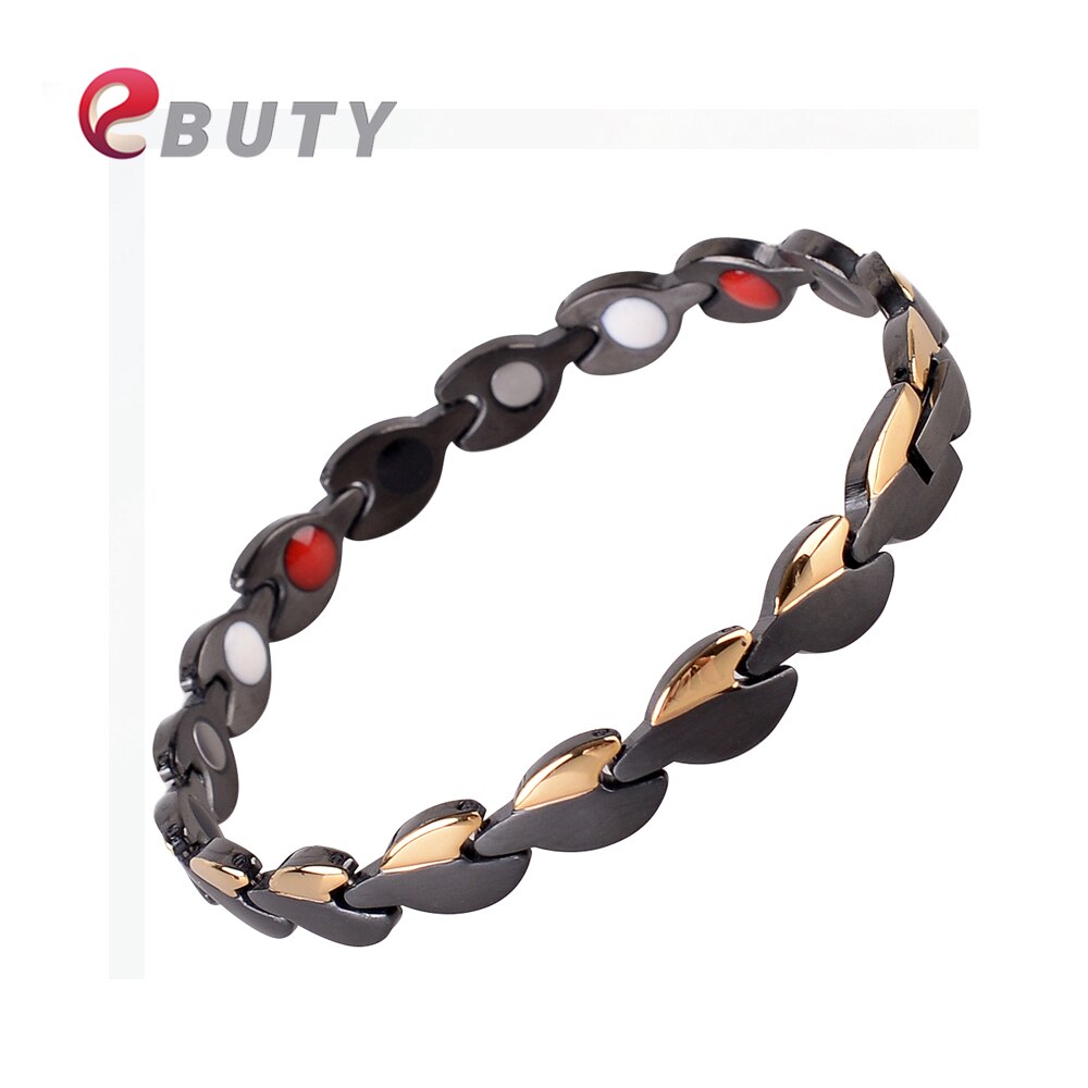 EBUTY – Bracelet à breloques énergétique pour femmes, bijoux à la , populaire, 4 éléments avec boîte