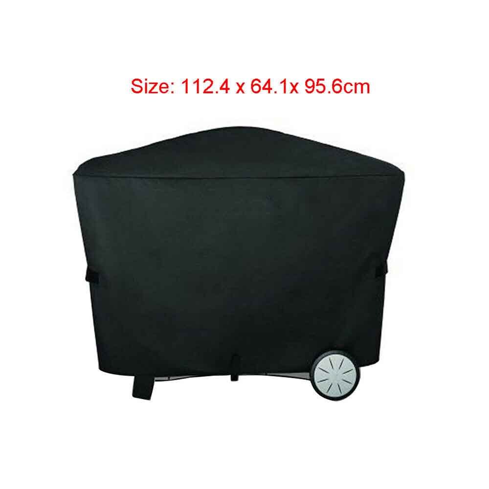Draagbare Waterdichte Bbq Grill Barbeque Cover Outdoor Regen Voor Gas Houtskool Elektrische Barbeque Cover Home Keuken Benodigdheden: 112.4x64.1x95.6cm