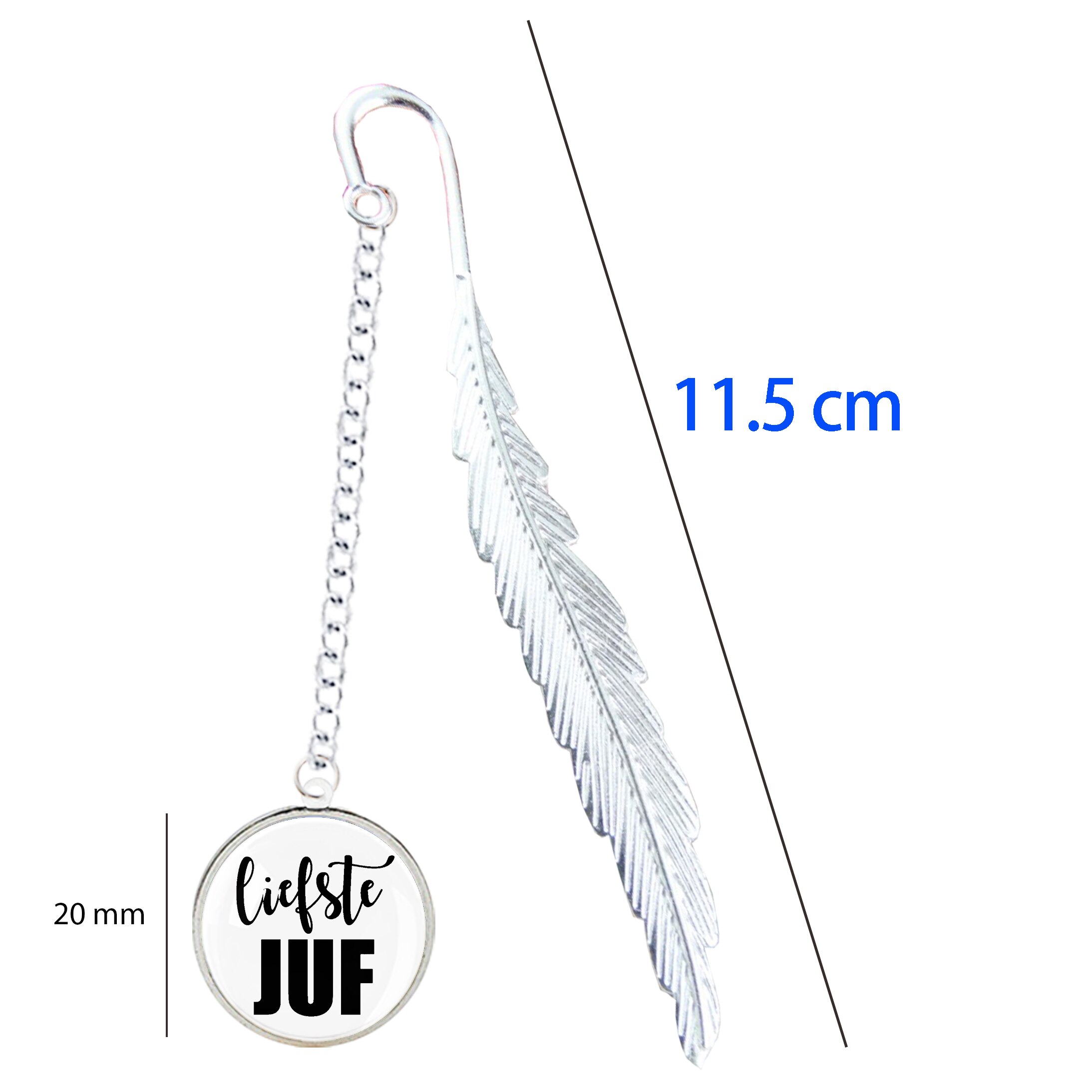 VOOR DE Liefste Juf leucste Meester Glass Marque páginas marcapáginas Signet bedankt juf cadeau carta gracias querido Maestro