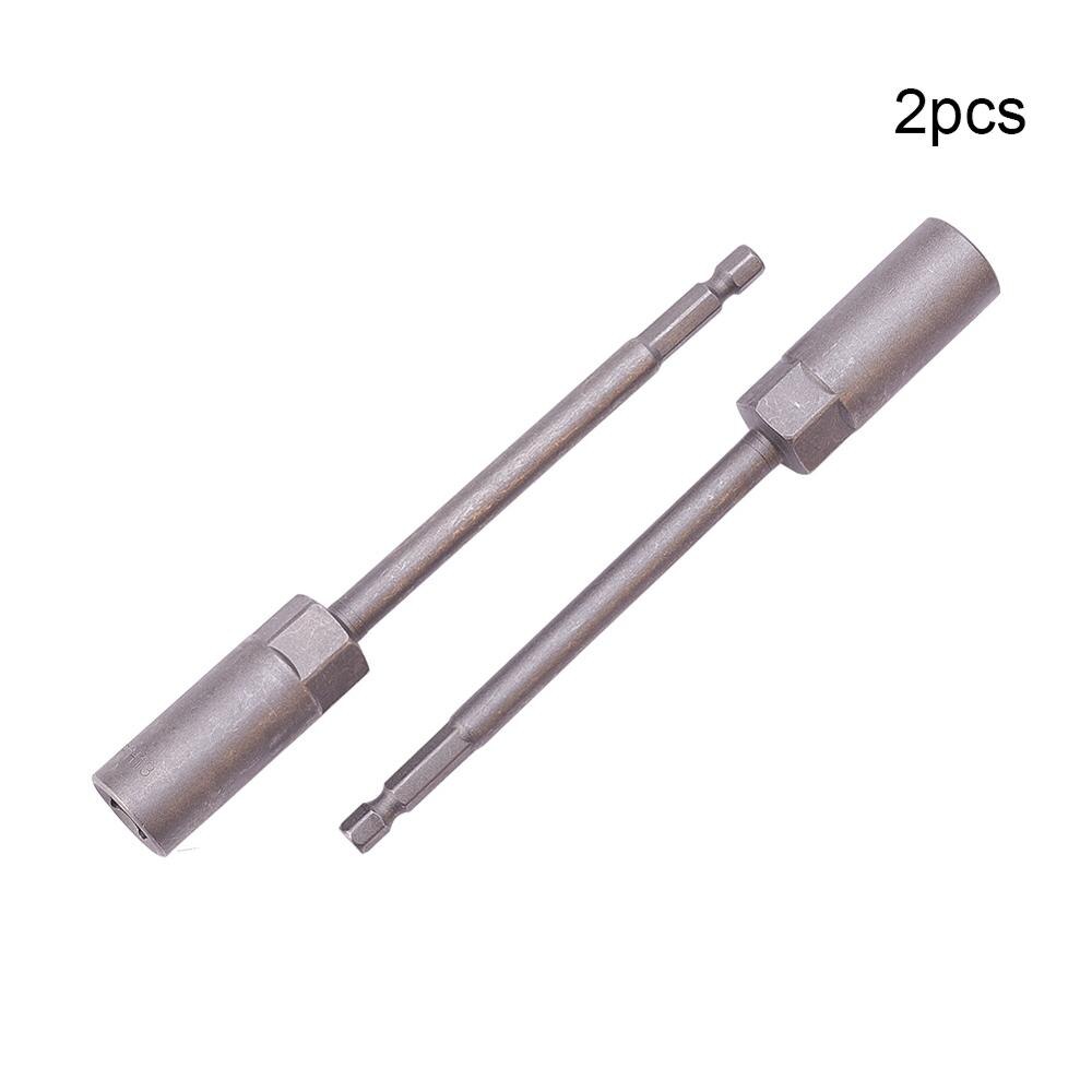 1/4 " drev 7 ~ 17mm sekskantede fatninger 150mm totallængde metalstødmøtrik sætter driver socket bit håndværktøjssæt 1 ~ 5 stk.: 13mm x2 stk