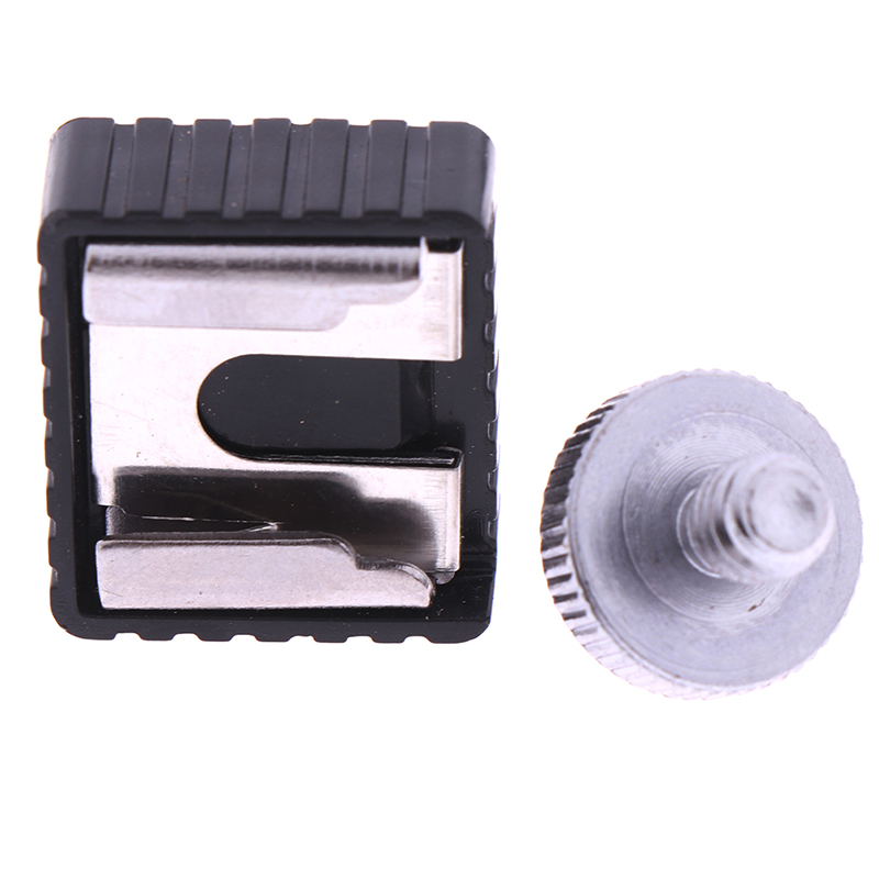1/4" Screw metal flash shoe mount adapter light stand tripod