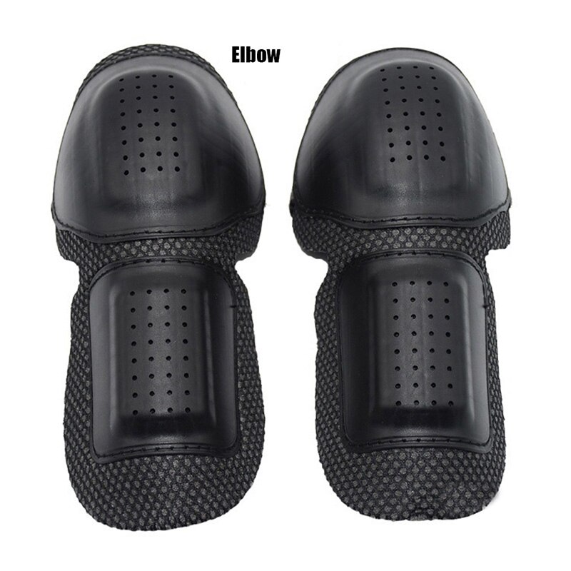 Motorcycle Knee Elbow Insert Protector Pads Crash Proof Sport Safety Protective Gear Hard Plastic With Sponge: Default Title