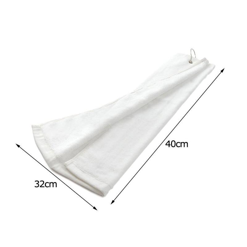 40 * 32cm golf håndklæde, lille håndklæde, bomulds fløjl krog rent håndklæde håndklæde