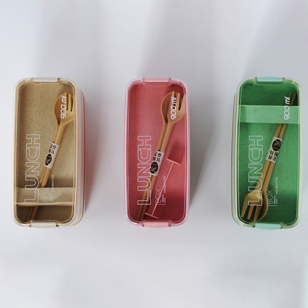 3 Layer Plastic Lunch Boxes Containers for Food Microwave Bento Box For Student Portable Food Storage Lunch Case Picnic