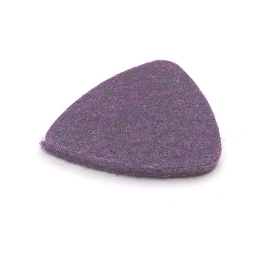 1 uds, púas coloridas de lana para ukelele, picos de fieltro de lana, púa para dedo, púa para Guitarra de cuero, púas para ukelele, accesorios para Guitarra Banjor: purple