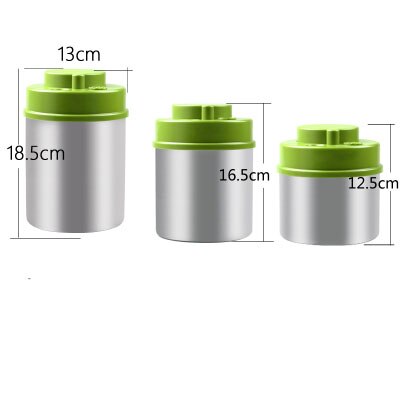 Large capacity vacuum sealed tank stainless steel container food storage bottle coffee bean tank storage tank kitchen storage