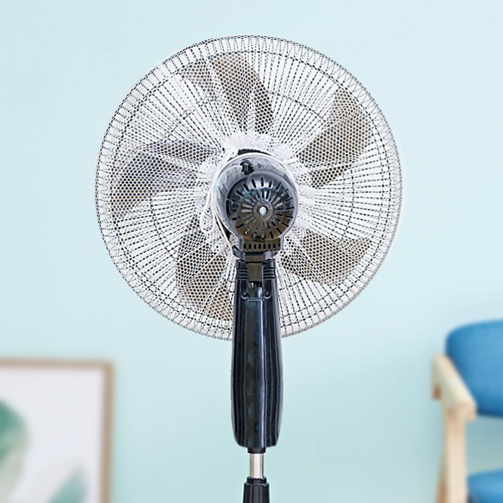 2 Pcs Familie Finger Protector Fan Cover Lichtgewicht Wasbare Stofdicht Zomer Fan Guard Cover