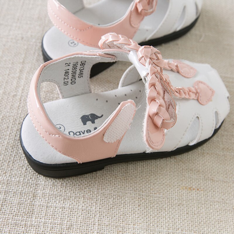 Sandalias de verano DB13465 de Dave Bella para niñas pequeñas, zapatos para recién nacidos, sandalias de niña, zapatos Princesss