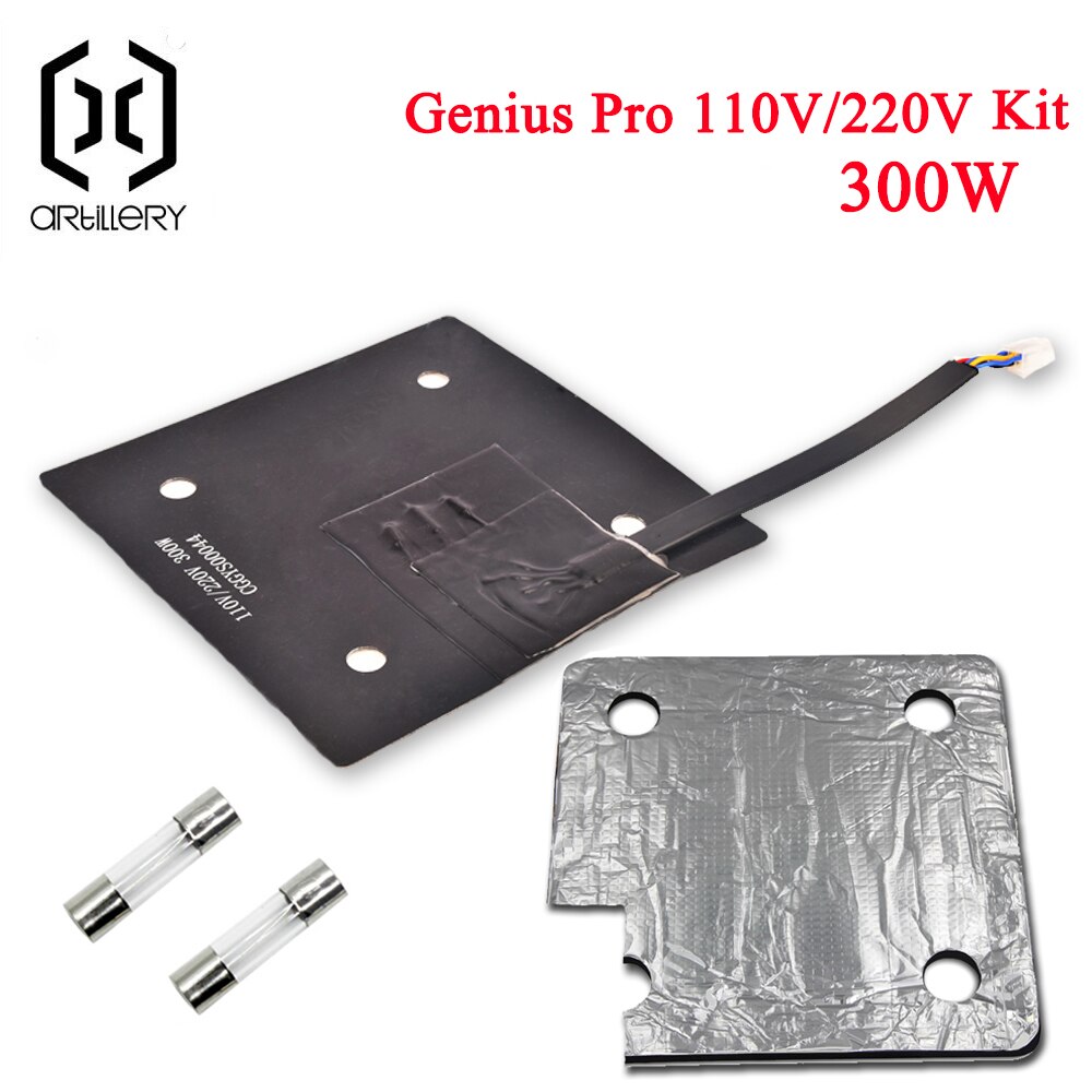 Artillery – Sidewinder X2 et Genius Pro, impression 3D, Kit de fusibles en coton chauffant pour lit , 110/220V
