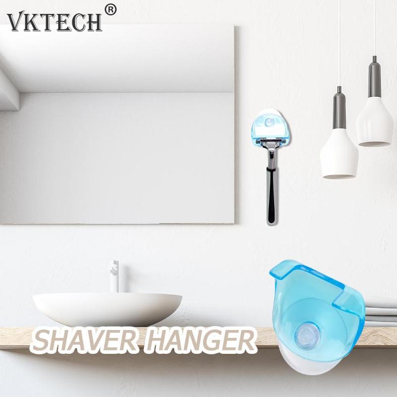 Colgador de cuchillas de afeitar ecológico, Super ventosa para rastrillo de afeitar, soporte para maquinilla de afeitar, rejilla almacenamiento para baño, estante, 1 ud.