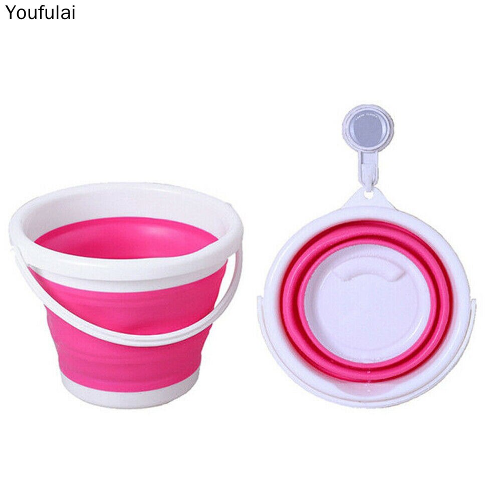 5c Bucket 10L/5L/3L Folding Water Bucket Collapsible Buckets Camping Outdoor Foldable Bucket Fishing Pot Durable Folding Bucket