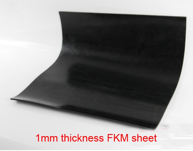 1mm FKM plaque de caoutchouc feuille de fluor Aflas feuille de caoutchouc FPM Viton feuille fluororubber huile corrosion thermique résistance à l'acide-base