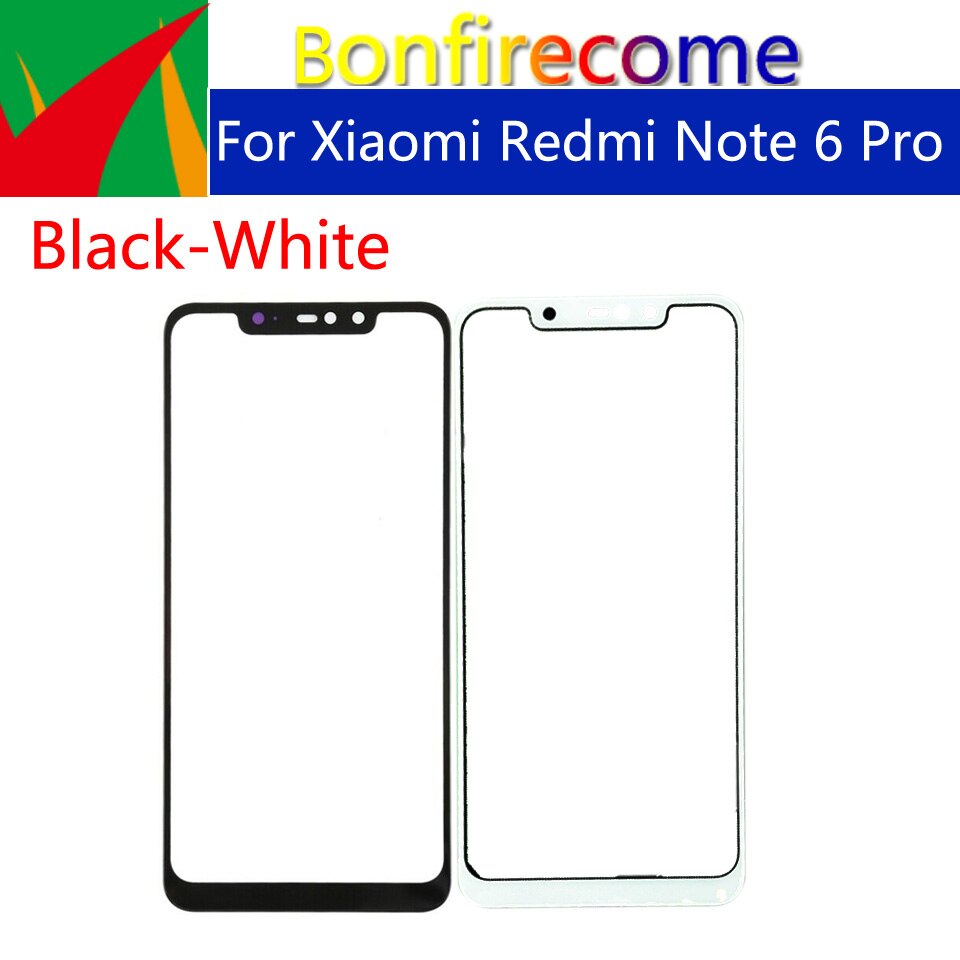 6.26 "Touchscreen Voor Xiaomi Redmi Note 6 Pro \ Note6 Pro Touch Screen Voorpaneel Glas Lens Lcd Outer glas