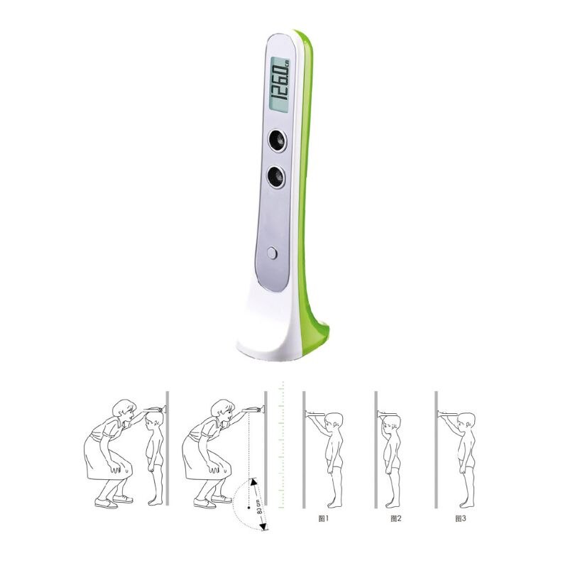 Digital Ultrasonic Height Measuring Ruler Handheld Precision Human Height Meter Child Adult Height Quickly Measuring Instrument