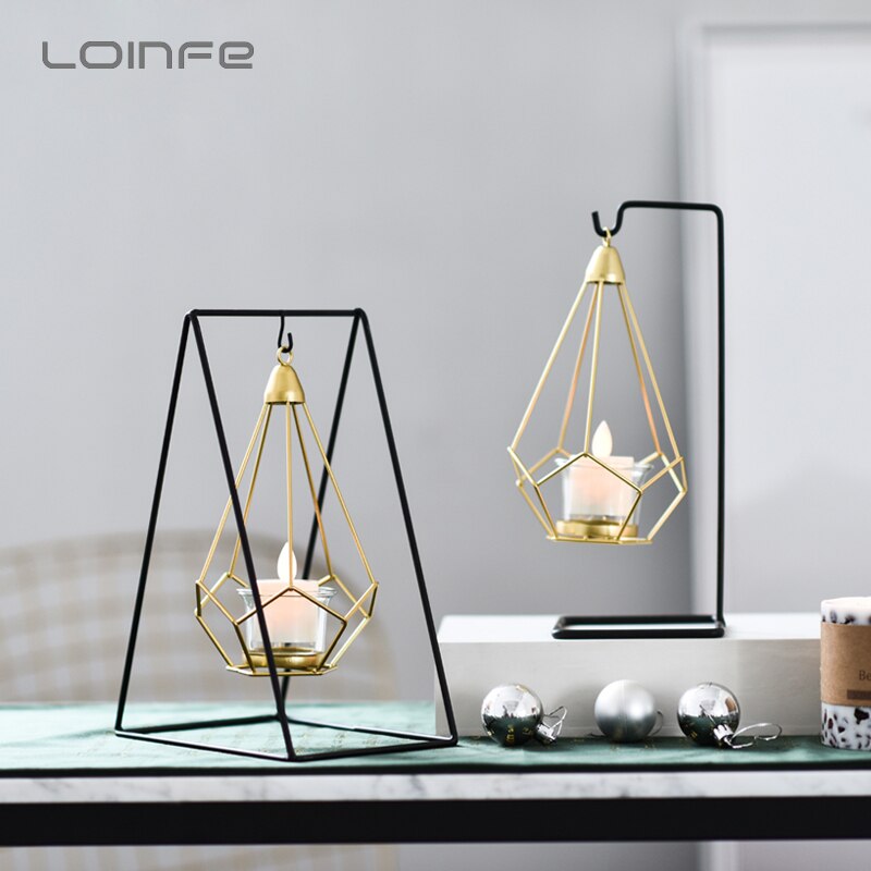 Creatieve Metalen Opknoping Kaars Houder Wijn Kast Decoratieve Kandelaar Iron Kaars Stand Scandinavische Stijl Home Decoratie Ambachten