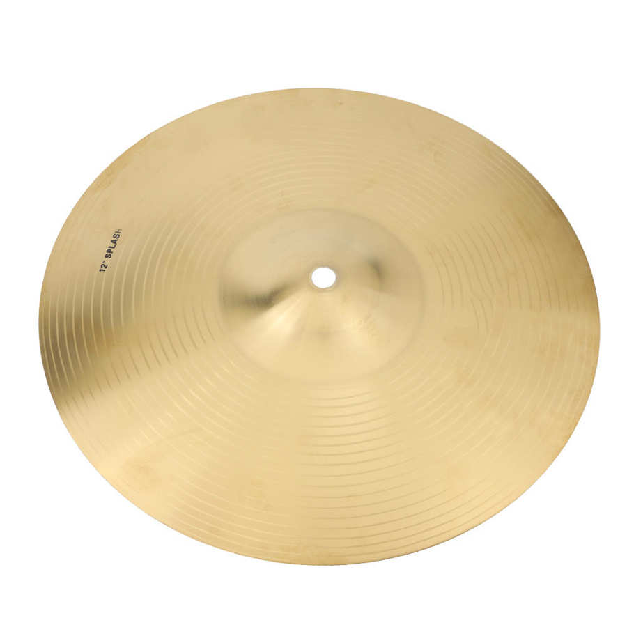 12 Inch Brass Crash Cymbal for Percussion Instrument Beginners Music Lovers