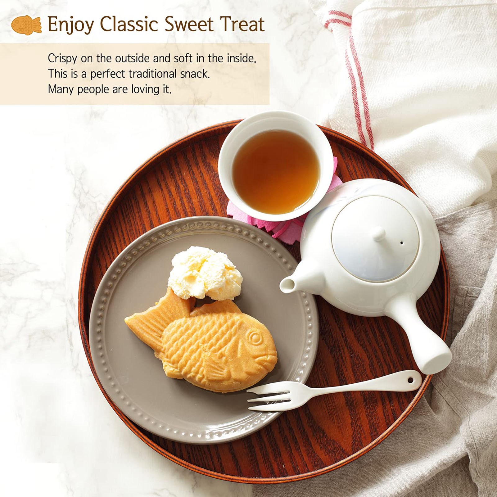 Taiyaki gotowanie Bakeware Taiyaki ryba kształt ciasto producent nie Stick Taiyaki podwójnie pieczenie patelnia wafel pieczenie forma Taiyaki ciasto producent