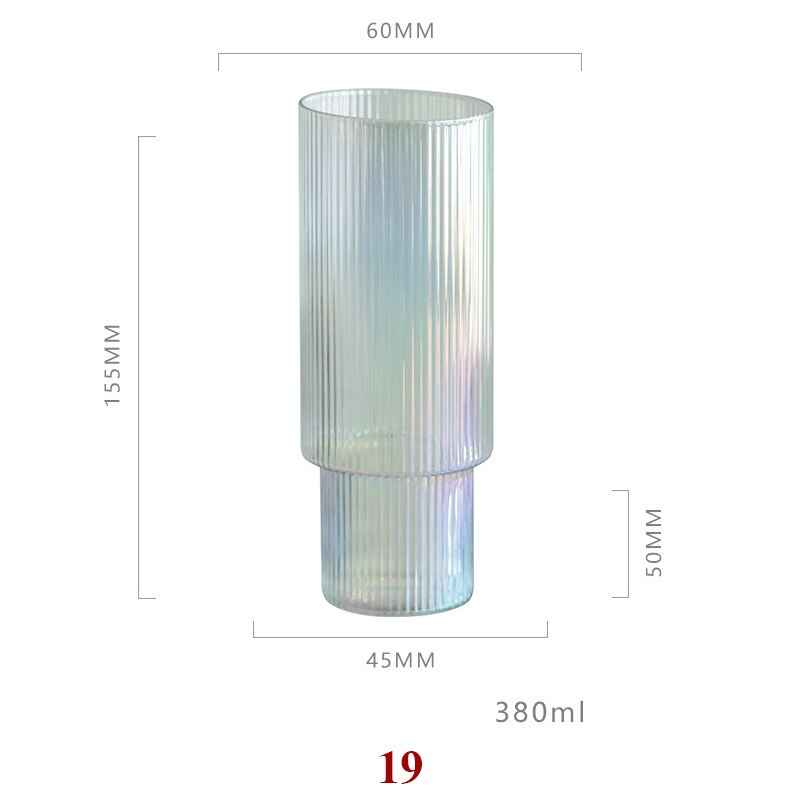 Set of 2-classical home morning water glass office water juice glass cup GLA-1520: 19