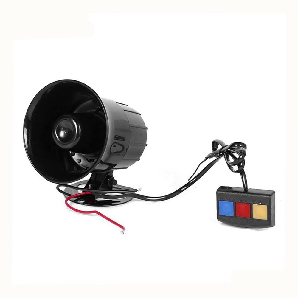Alarme Sonore électronique 110‑120 DB Pour Véhicules – Compatible 5‑12V, ABS Ignifuge, Câble 260 Mm